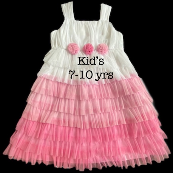 Jona Michelle Other - Ombré Ruffle Dress Kid’s 7-10 yrs